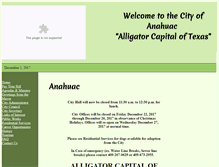 Tablet Screenshot of anahuac.us